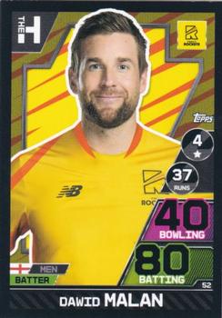 2023 Topps Cricket Attax The Hundred #52 Dawid Malan Front