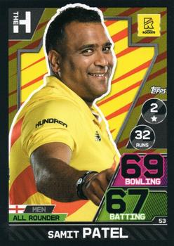 2023 Topps Cricket Attax The Hundred #53 Samit Patel Front