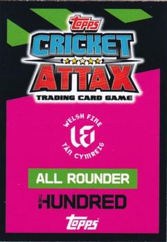 2023 Topps Cricket Attax The Hundred #62 David Willey Back
