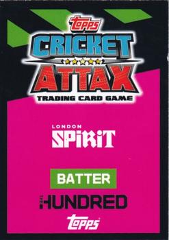 2023 Topps Cricket Attax The Hundred #82 Sophie Luff Back