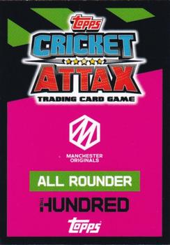 2023 Topps Cricket Attax The Hundred #89 Ellie Threlkeld Back