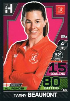 2023 Topps Cricket Attax The Hundred #122 Tammy Beaumont Front
