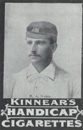2001 Nostalgia 1899 Kinnear Australian Cricketers (Reprint) #NNO Monty Noble Front