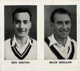 1956 D.C.Thomson The World's Best Cricketers (Adventure) Paired #13-16 Vijay Manjrekar / Ian Johnson Front