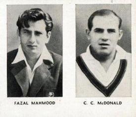 1956 D.C.Thomson The World's Best Cricketers (Hotspur) Paired #7-10 Fazal Mahmood / Colin McDonald Front
