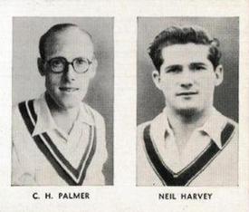 1956 D.C.Thomson The World's Best Cricketers (Hotspur) Paired #13-16 Charles Palmer / Neil Harvey Front
