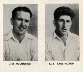 1956 D.C.Thomson The World's Best Cricketers (Hotspur) Paired #14-17 Jim McConnon / Ken Barrington Front