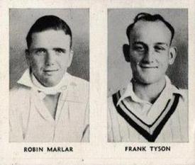 1956 D.C.Thomson The World's Best Cricketers (Wizard) Paired #14-17 Robin Marlar / Frank Tyson Front