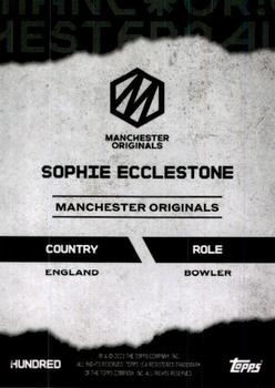 2023 Topps The Hundred #NNO Sophie Ecclestone Back
