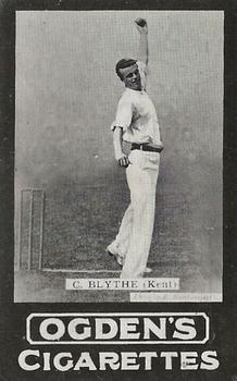 1901-02 Ogden's English Cricketer Series #11 Colin Blythe Front