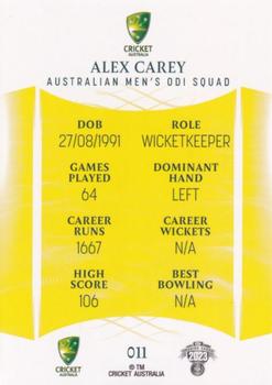 2023-24 TLA Traders Cricket Australia Luxe #011 Alex Carey Back
