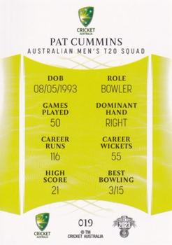 2023-24 TLA Traders Cricket Australia Luxe #019 Pat Cummins Back