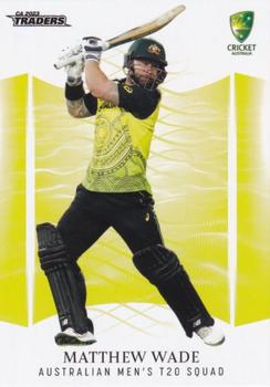 2023-24 TLA Traders Cricket Australia Luxe #025 Matthew Wade Front