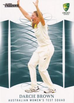 2023-24 TLA Traders Cricket Australia Luxe #028 Darcie Brown Front