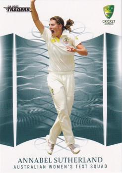 2023-24 TLA Traders Cricket Australia Luxe #036 Annabel Sutherland Front