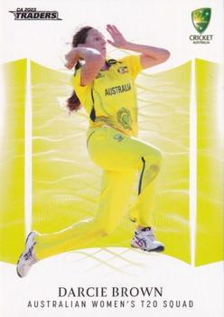 2023-24 TLA Traders Cricket Australia Luxe #046 Darcie Brown Front