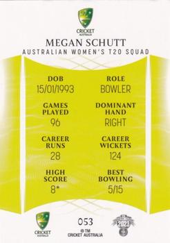 2023-24 TLA Traders Cricket Australia Luxe #053 Megan Schutt Back