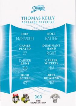 2023-24 TLA Traders Cricket Australia Luxe #060 Thomas Kelly Back