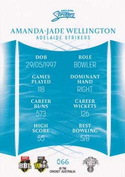 2023-24 TLA Traders Cricket Australia Luxe #066 Amanda-Jade Wellington Back