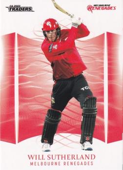 2023-24 TLA Traders Cricket Australia Luxe #097 Will Sutherland Front
