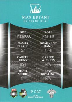 2023-24 TLA Traders Cricket Australia Luxe - Silver #P 067 Max Bryant Back