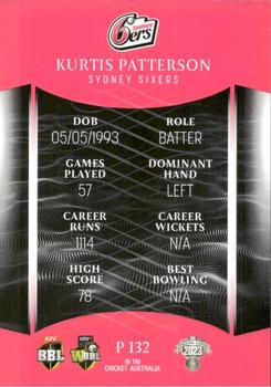 2023-24 TLA Traders Cricket Australia Luxe - Silver #P 132 Kurtis Patterson Back