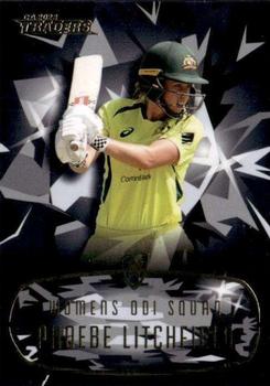 2023-24 TLA Traders Cricket Australia Luxe - Mojo Black Diamond #MB41 Phoebe Litchfield Front