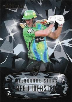 2023-24 TLA Traders Cricket Australia Luxe - Mojo Black Diamond #MB110 Beau Webster Front