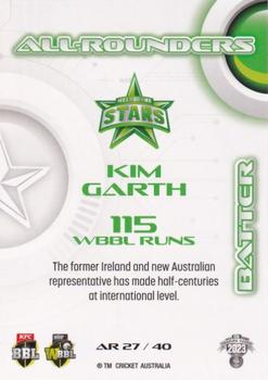 2023-24 TLA Traders Cricket Australia Luxe - All-Rounders #AR 27 Kim Garth Back