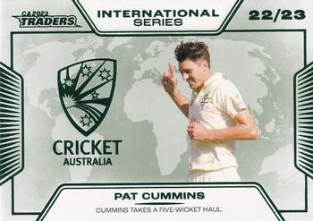 2023-24 TLA Traders Cricket Australia Luxe - International Series #IS 06 Pat Cummins Front
