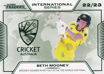2023-24 TLA Traders Cricket Australia Luxe - International Series #IS 32 Beth Mooney Front