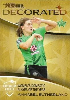 2023-24 TLA Traders Cricket Australia Luxe - Decorated Parallel #DP 11 Annabel Sutherland Front