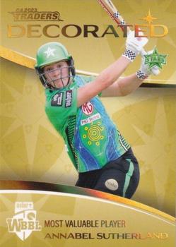 2023-24 TLA Traders Cricket Australia Luxe - Decorated Parallel #DP 23 Annabel Sutherland Front