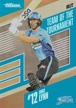 2023-24 TLA Traders Cricket Australia Luxe - Team Of The Tournament Copper #TTC 24 Chris Lynn Front