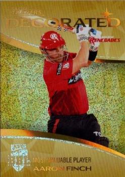 2023-24 TLA Traders Cricket Australia Luxe - Decorated Priority #DP 22 Aaron Finch Front