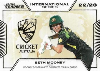 2023-24 TLA Traders Cricket Australia Luxe - International Series Album Card #ISA19 Beth Mooney Front