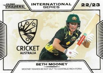 2023-24 TLA Traders Cricket Australia Luxe - International Series Album Card #ISA20 Beth Mooney Front