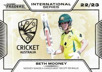 2023-24 TLA Traders Cricket Australia Luxe - International Series Album Card #ISA25 Beth Mooney Front