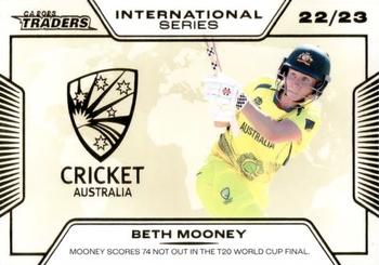2023-24 TLA Traders Cricket Australia Luxe - International Series Album Card #ISA32 Beth Mooney Front
