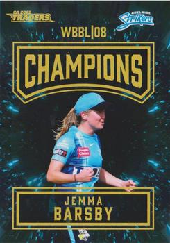 2022-23 TLA Traders Cricket Australia - WBBL 08 Champions Adelaide Strikers #CP2/9 Jemma Barsby Front