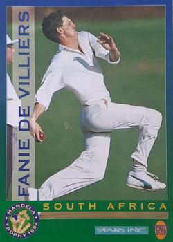 1994 Sportsdeck Mandela Trophy #5 Fanie De Villiers Front