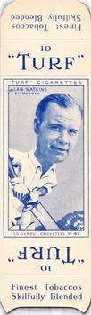1950 Carreras Cigarettes 50 Famous Cricketers - Uncut Singles #47 Alan Watkins Front