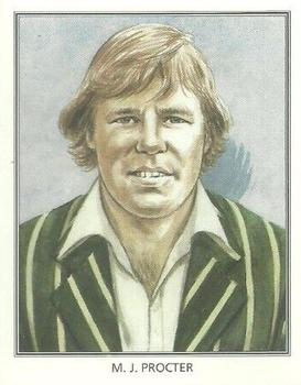 1994 County Print Services Gloucestershire Test Cricketers #18 Mike Procter Front