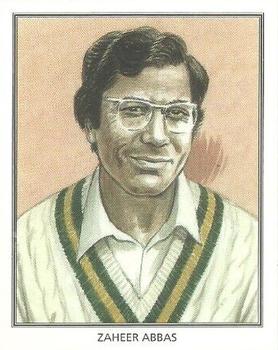 1994 County Print Services Gloucestershire Test Cricketers #25 Zaheer Abbas Front