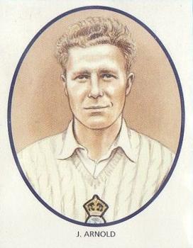 1993 County Print Services Hampshire Test Cricketers #1 John Arnold Front