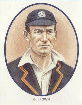 1993 County Print Services Hampshire Test Cricketers #2 George Brown Front