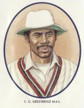 1993 County Print Services Hampshire Test Cricketers #6 Gordon Greenidge Front