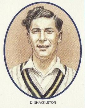 1993 County Print Services Hampshire Test Cricketers #18 Derek Shackleton Front