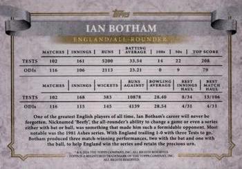 2024 Topps Cricket Legends Of the Game - Green #NNO Ian Botham Back