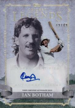 2024 Topps Cricket Legends Of the Game - Autographs Green #NNO Ian Botham Front